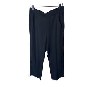 ZERO + MARIA CORNEJO Drapey Pull on Plants Black Size 6